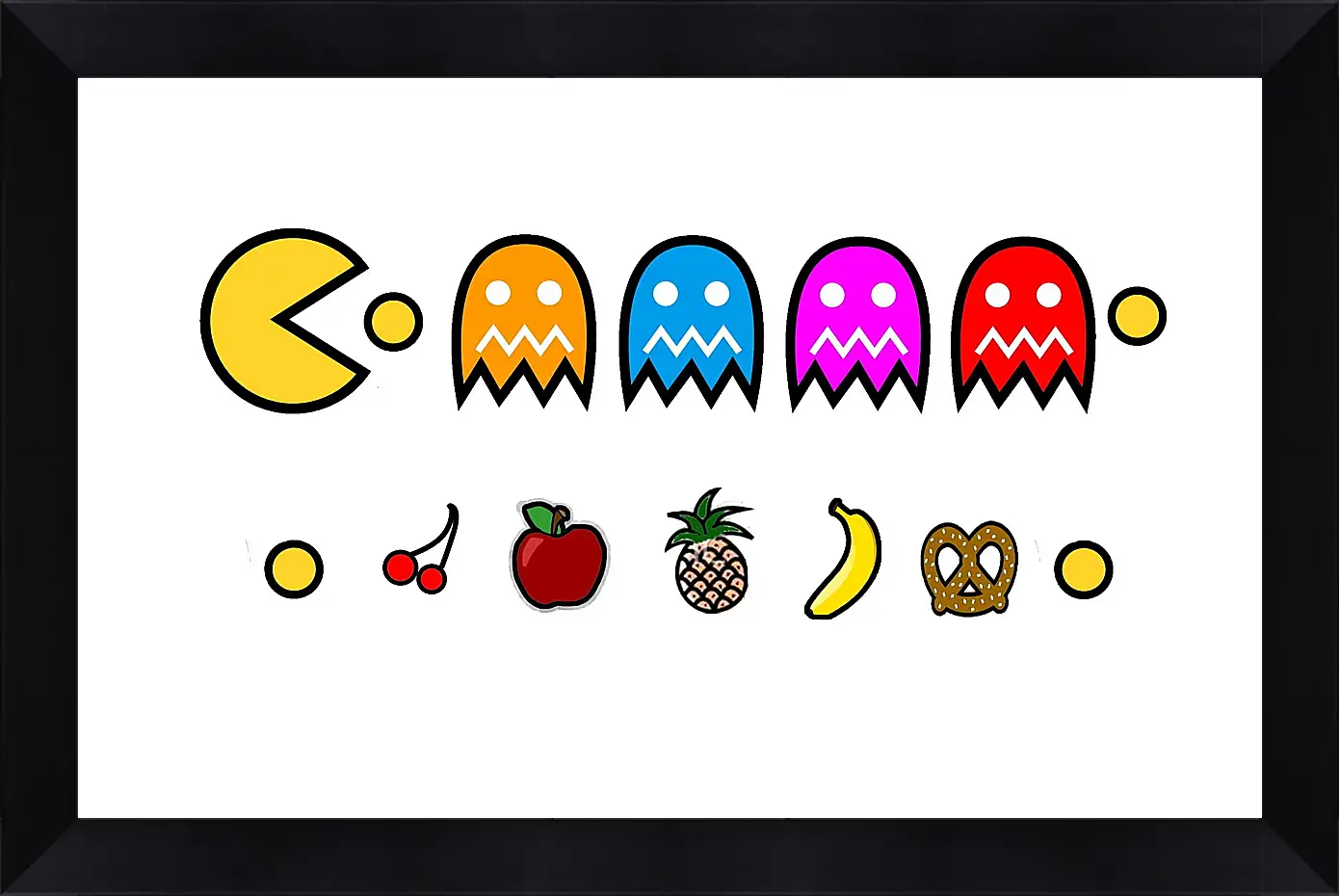 Картина в раме - Pac-Man
