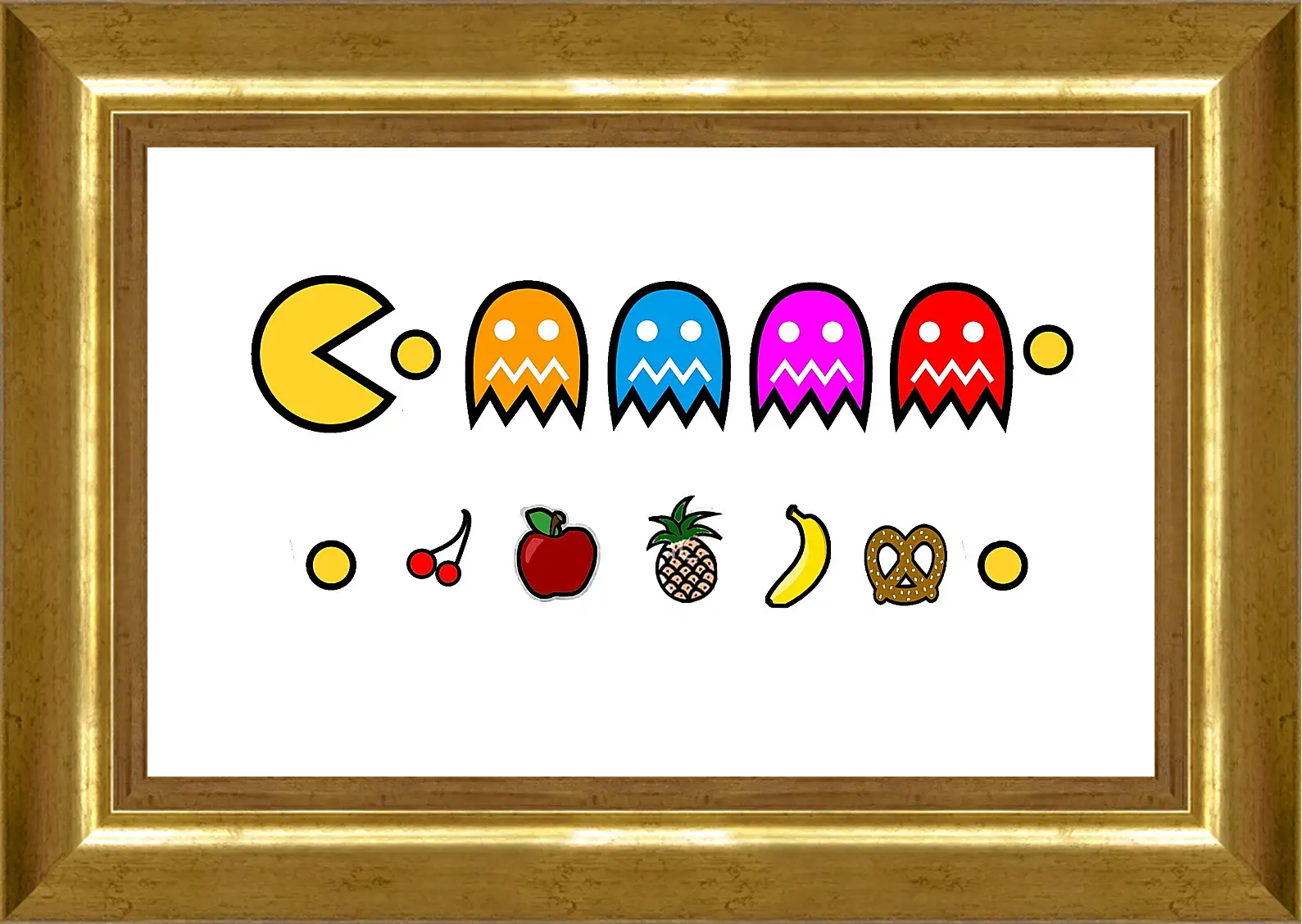 Картина в раме - Pac-Man
