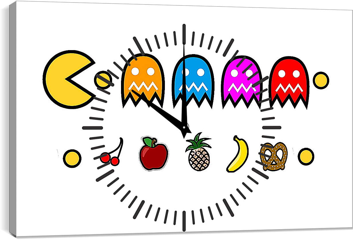 Часы картина - Pac-Man
