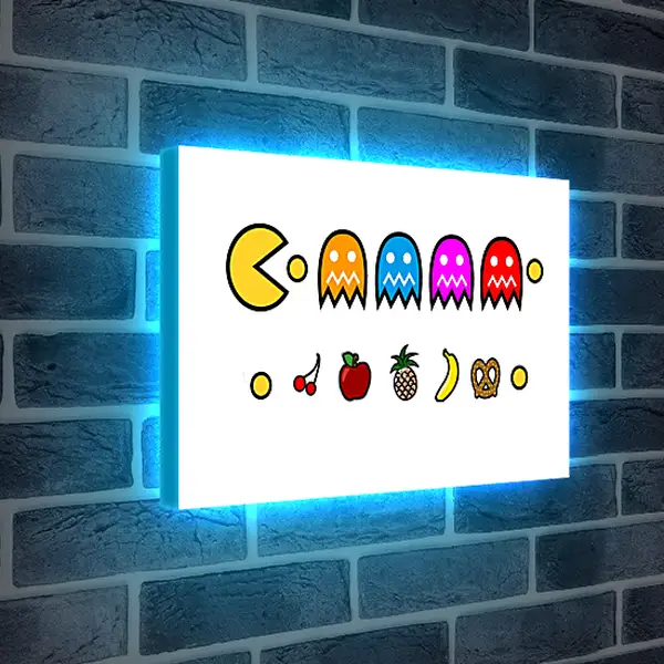 Лайтбокс световая панель - Pac-Man
