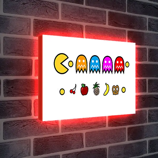 Лайтбокс световая панель - Pac-Man
