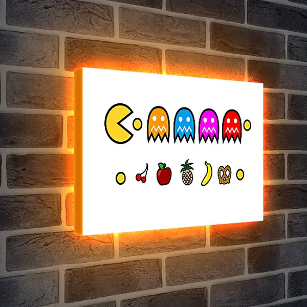 Лайтбокс световая панель - Pac-Man
