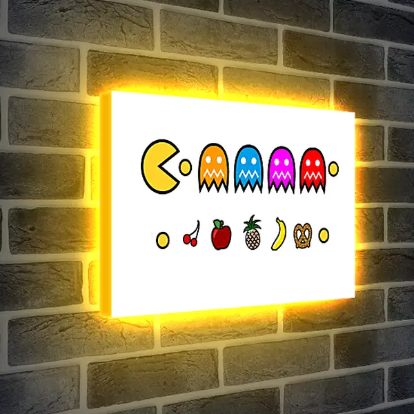 Лайтбокс световая панель - Pac-Man
