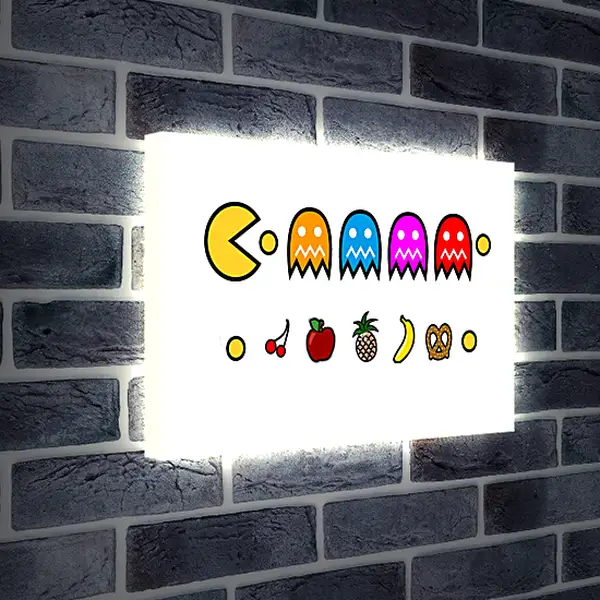 Лайтбокс световая панель - Pac-Man
