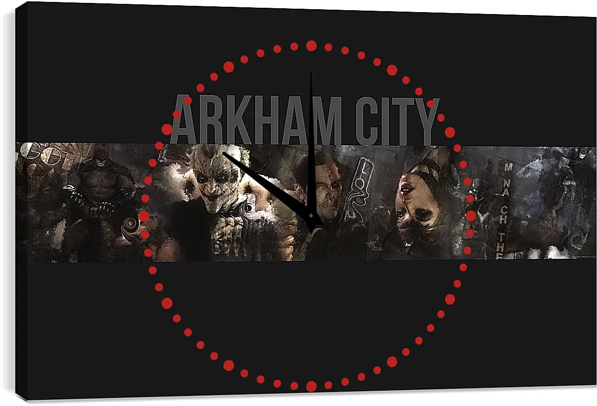 Часы картина - Batman: Arkham City