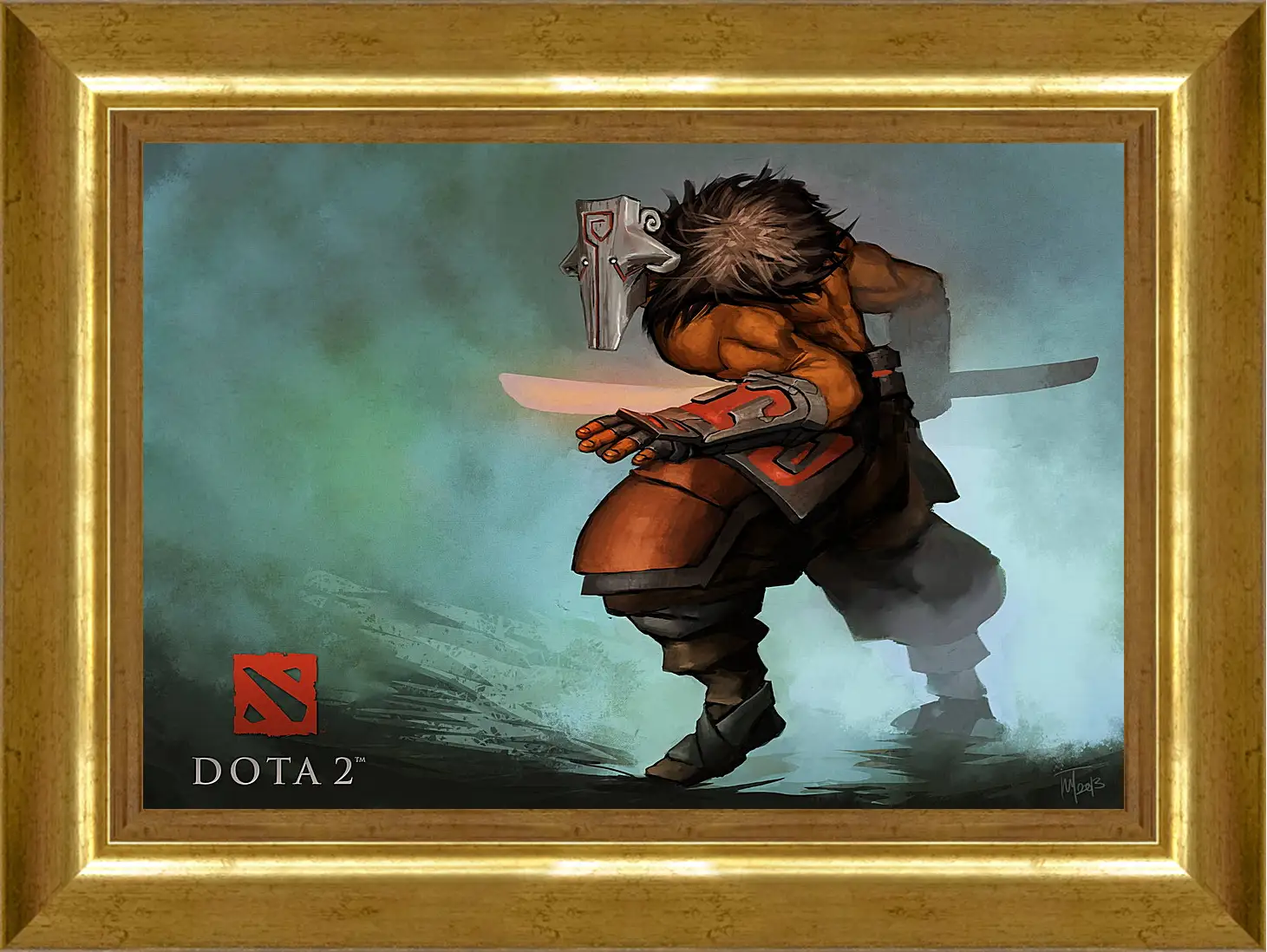 Картина в раме - DotA 2
