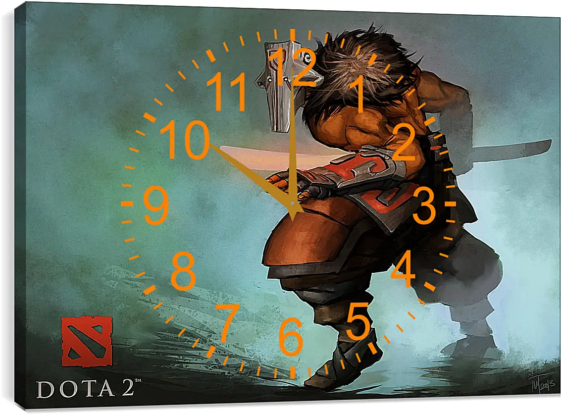 Часы картина - DotA 2
