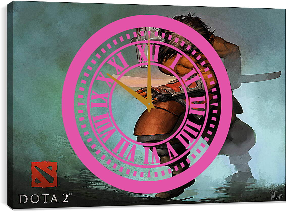 Часы картина - DotA 2
