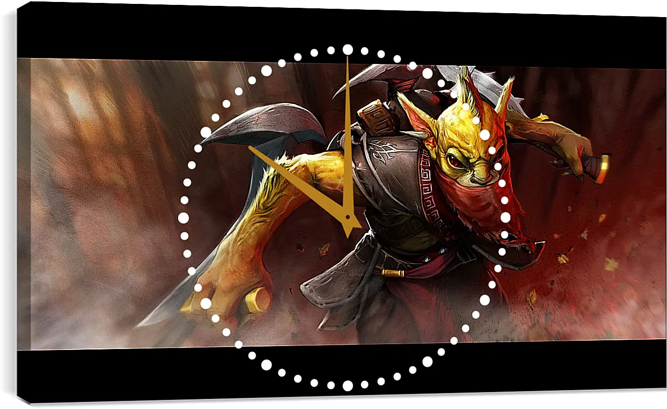 Часы картина - DotA 2
