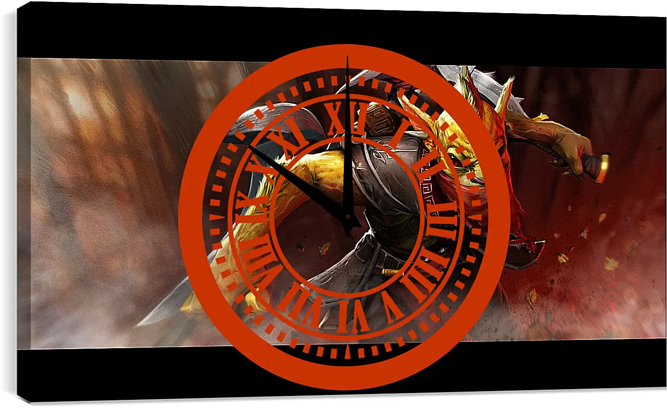Часы картина - DotA 2
