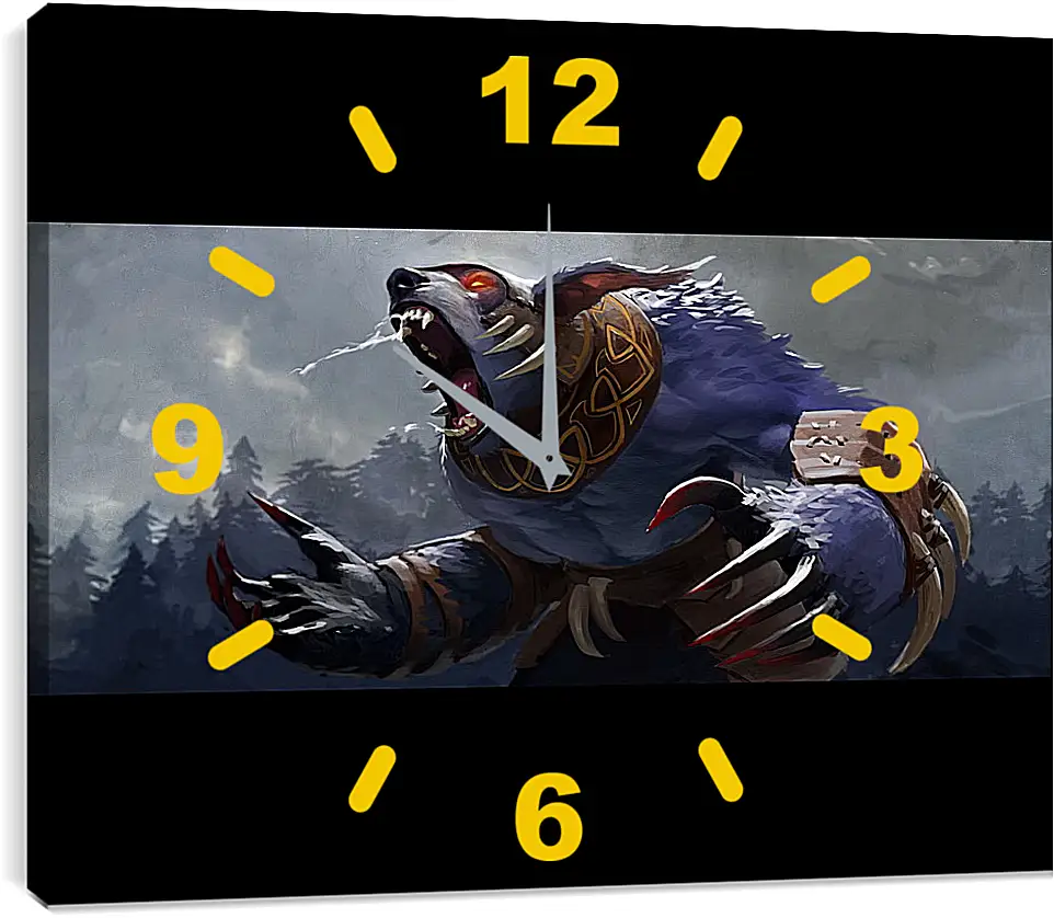 Часы картина - DotA 2
