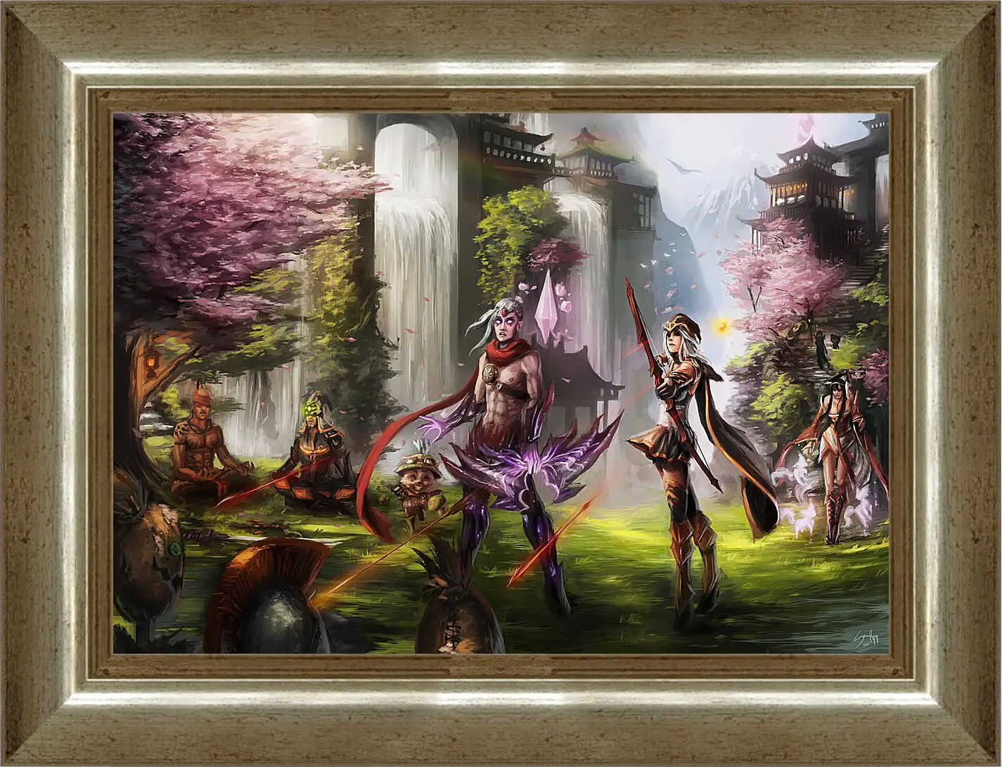 Картина в раме - League Of Legends
