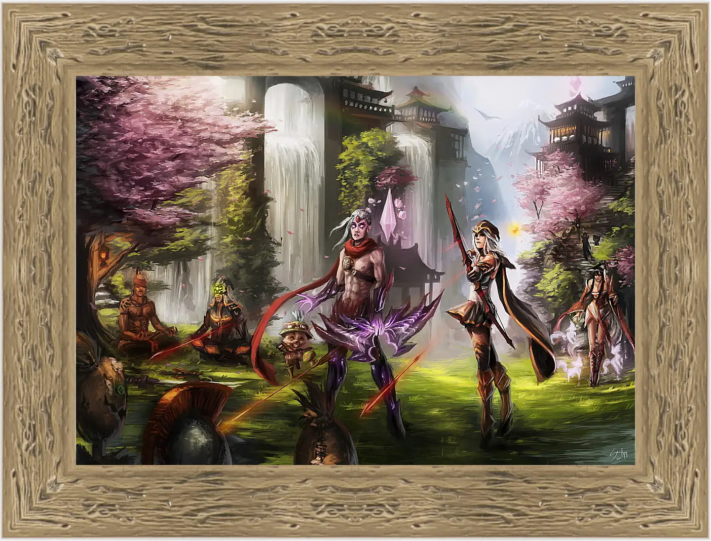 Картина в раме - League Of Legends
