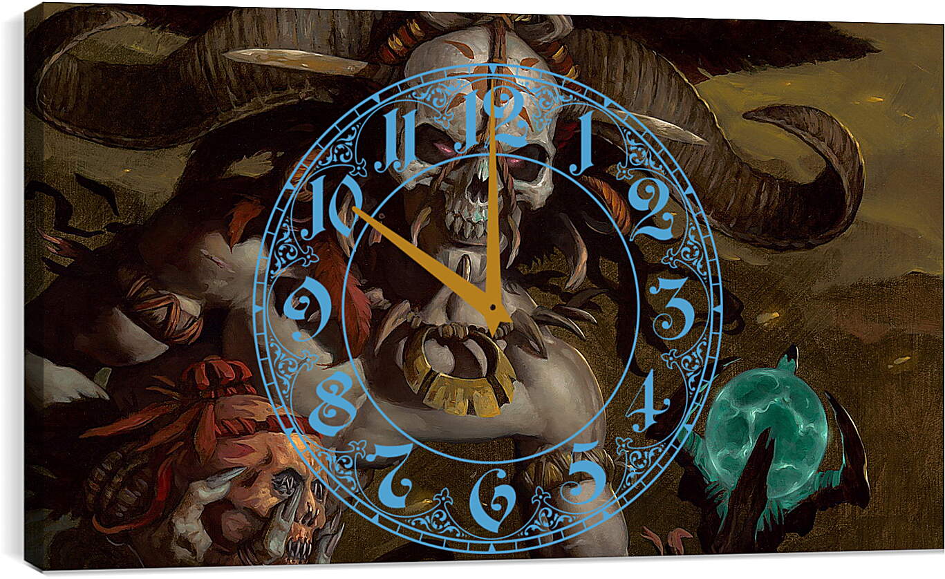 Часы картина - Diablo III
