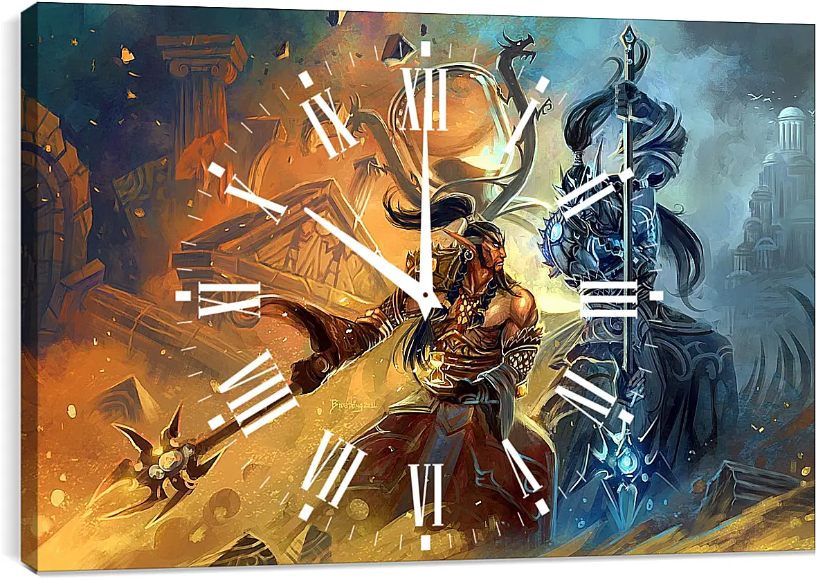 Часы картина - World Of Warcraft
