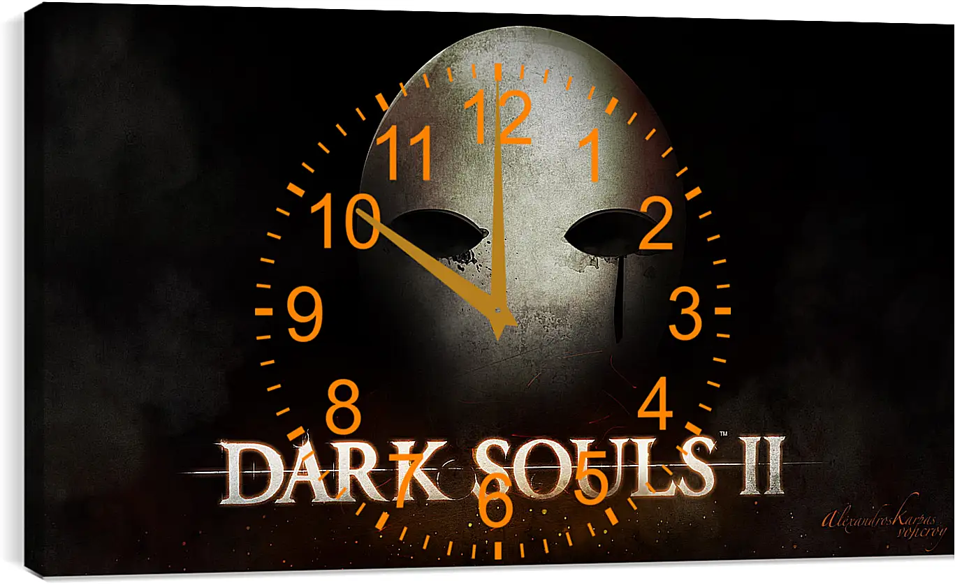 Часы картина - Dark Souls II
