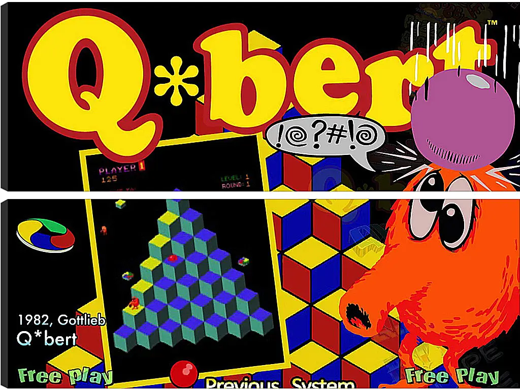 Модульная картина - Q*bert
