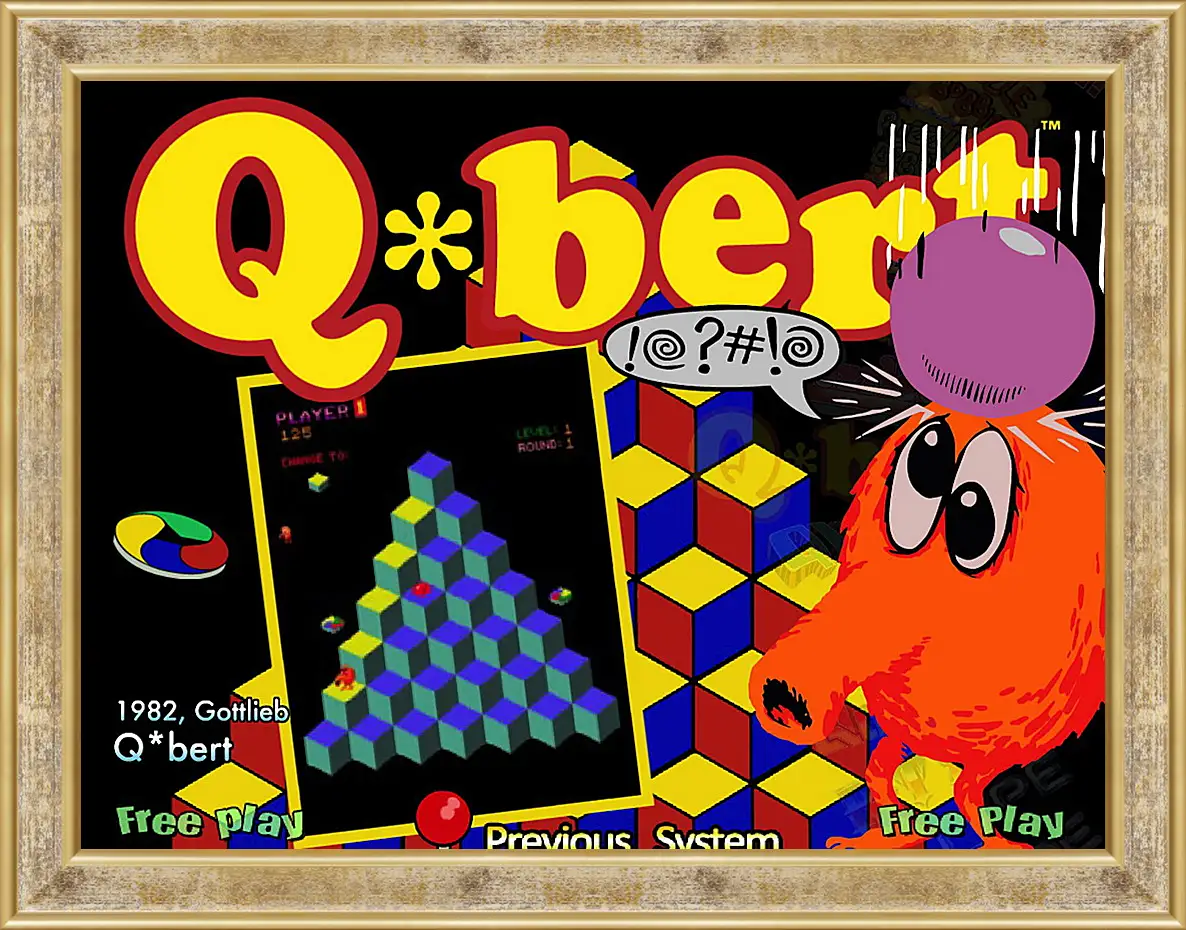 Картина в раме - Q*bert
