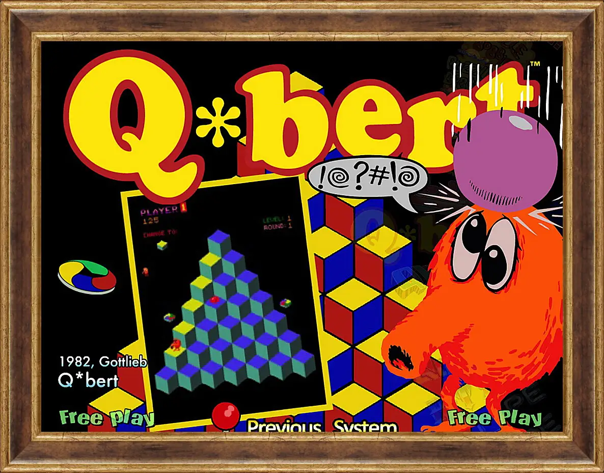 Картина в раме - Q*bert
