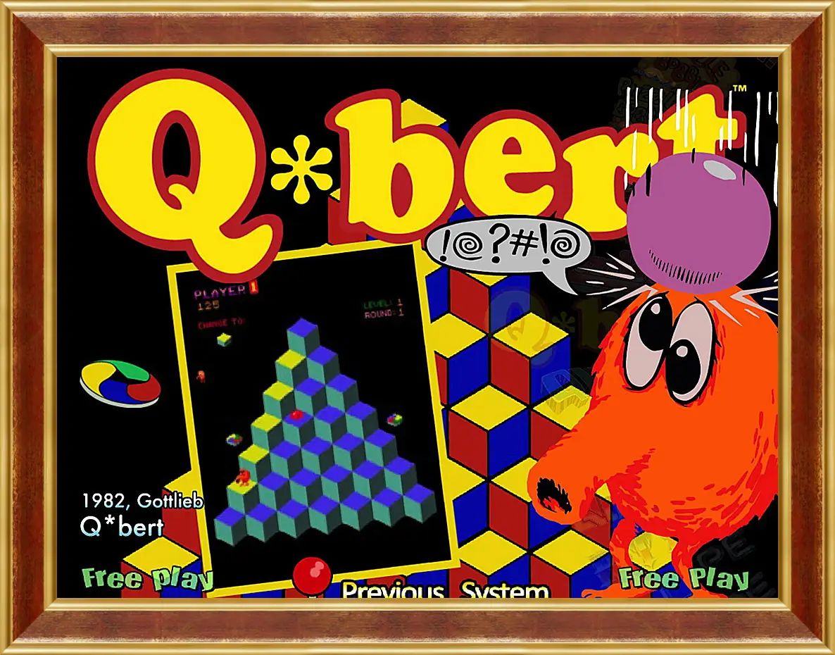 Картина в раме - Q*bert
