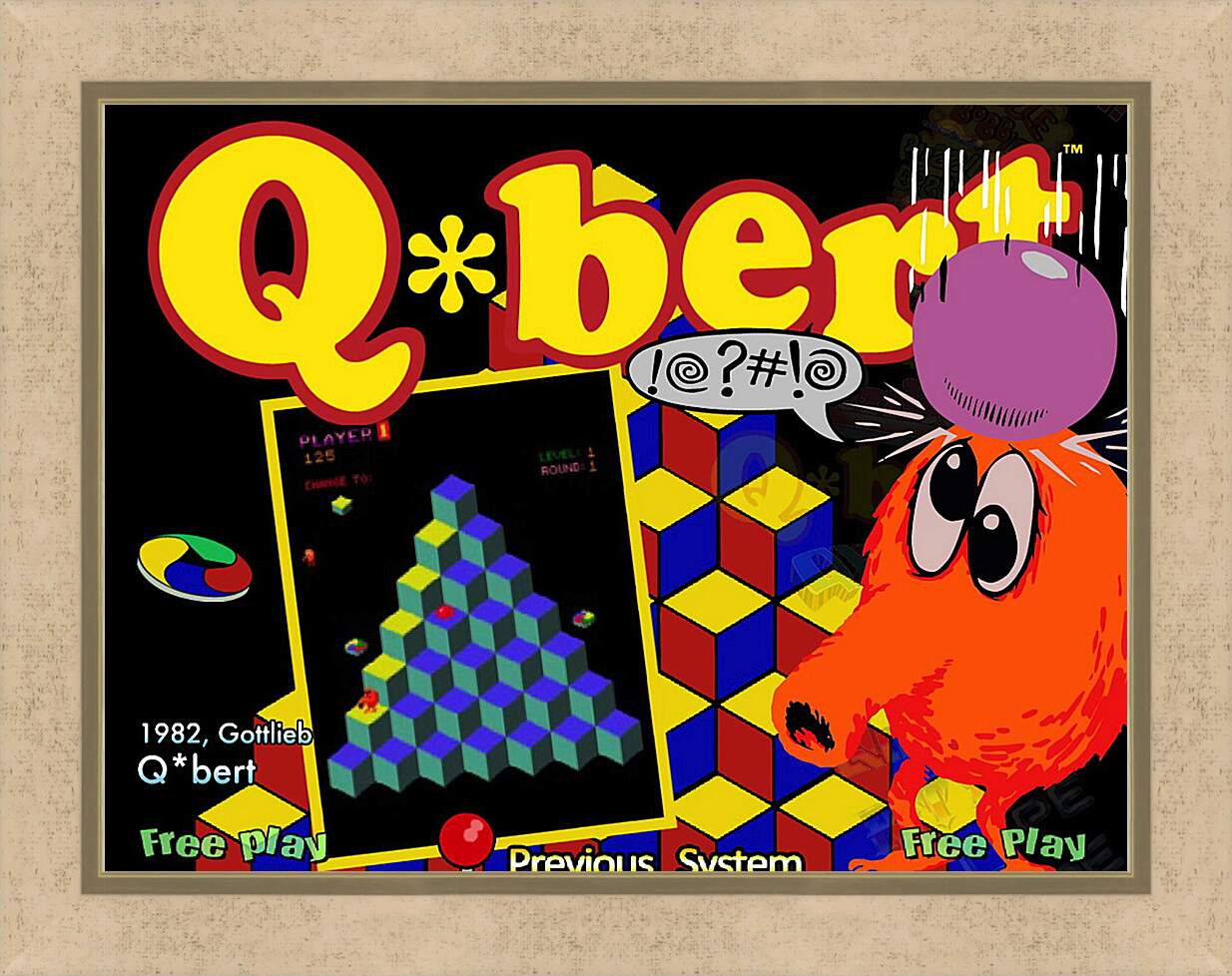 Картина в раме - Q*bert
