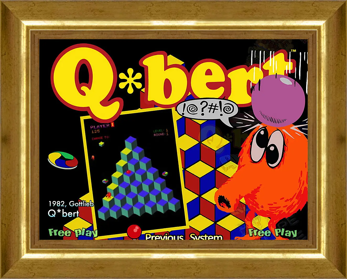 Картина в раме - Q*bert
