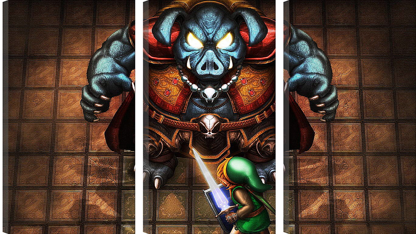 Модульная картина - The Legend Of Zelda: A Link To The Past
