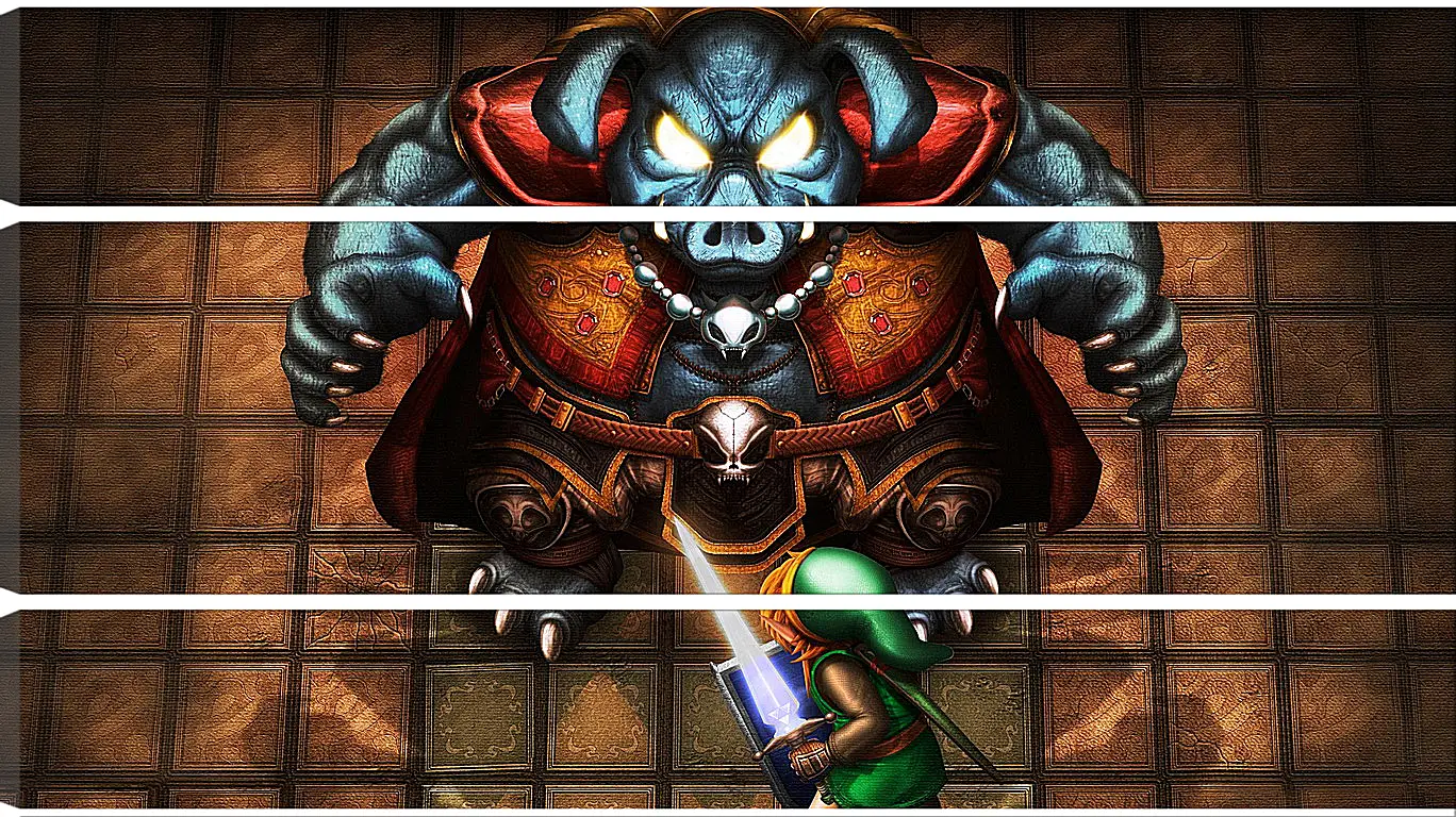 Модульная картина - The Legend Of Zelda: A Link To The Past
