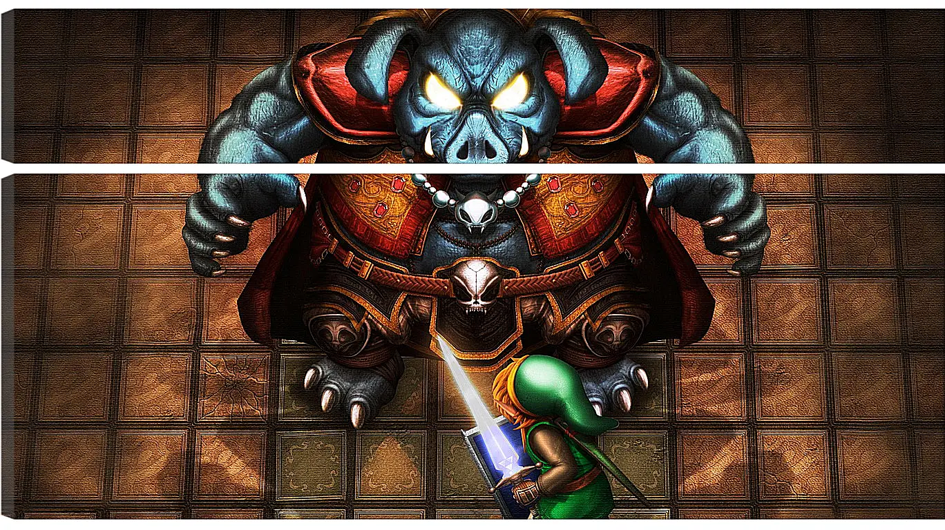 Модульная картина - The Legend Of Zelda: A Link To The Past
