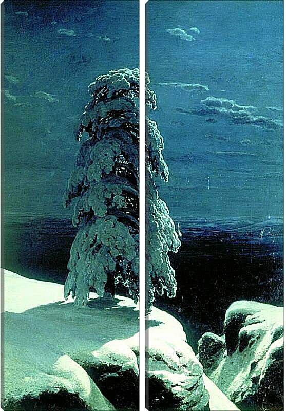 Модульная картина - На севере диком. Иван Шишкин