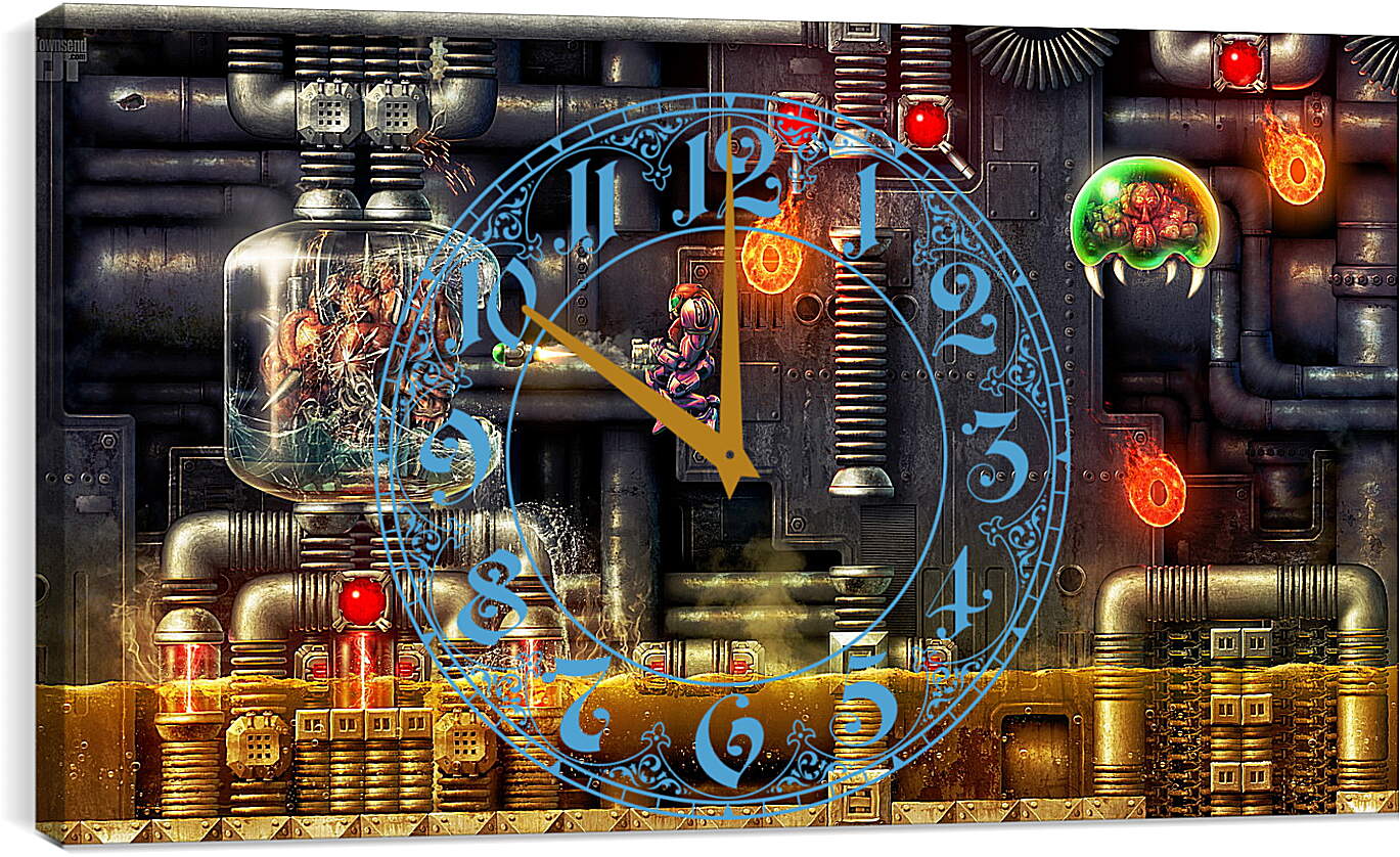 Часы картина - Metroid
