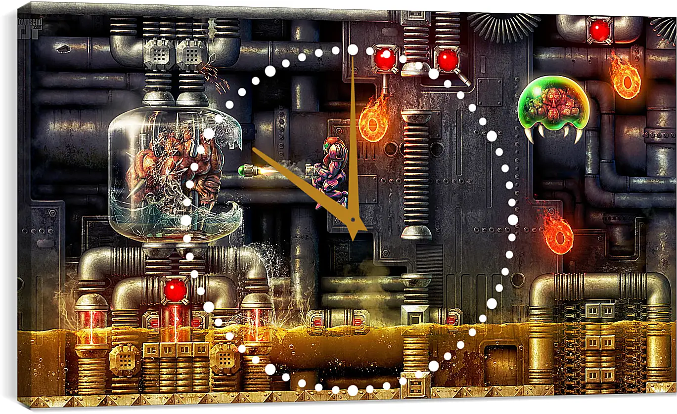 Часы картина - Metroid
