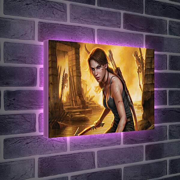 Лайтбокс световая панель - Tomb Raider