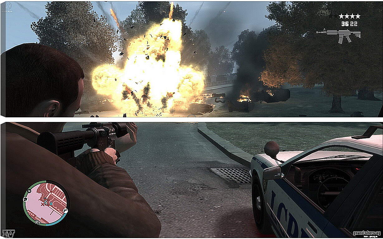Модульная картина - Grand Theft Auto IV
