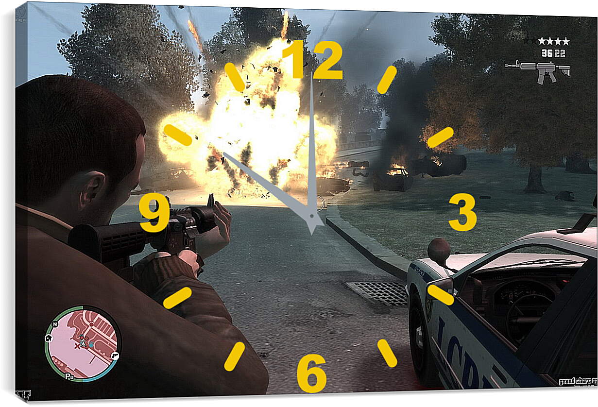 Часы картина - Grand Theft Auto IV
