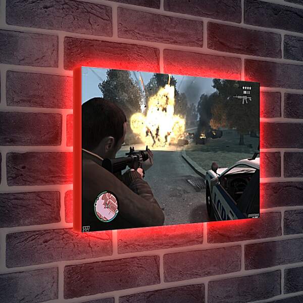 Лайтбокс световая панель - Grand Theft Auto IV
