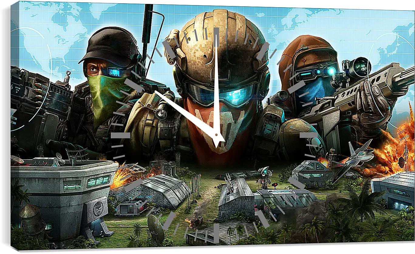 Часы картина - Ghost Recon Commander

