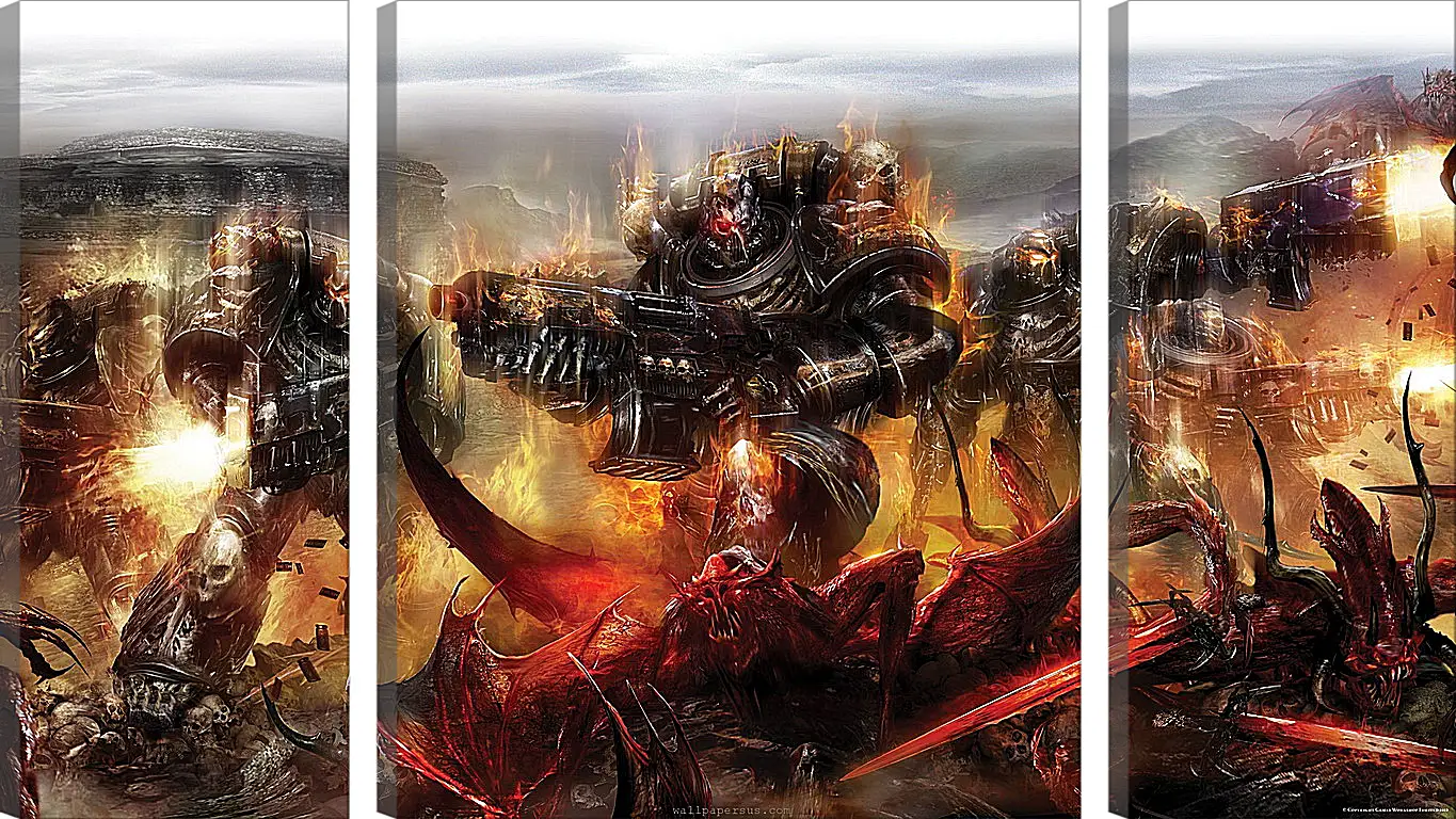 Модульная картина - Warhammer 40K
