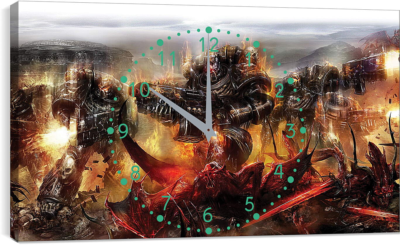 Часы картина - Warhammer 40K

