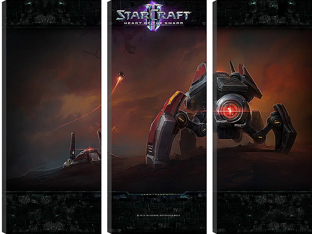 Модульная картина - StarCraft II: Heart Of The Swarm
