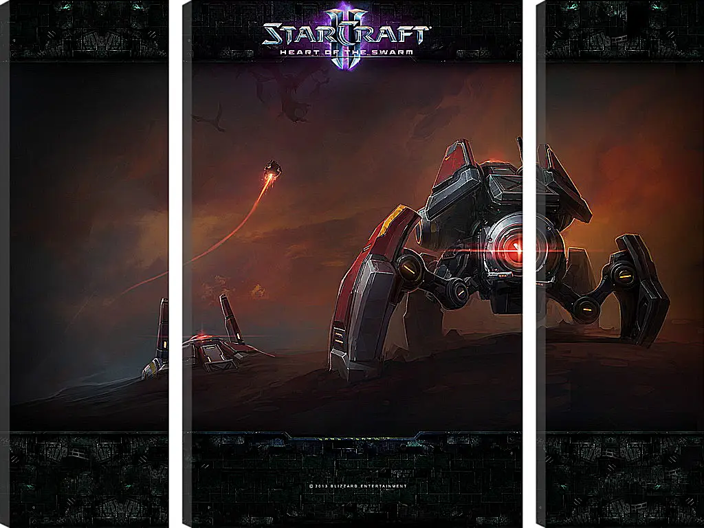 Модульная картина - StarCraft II: Heart Of The Swarm
