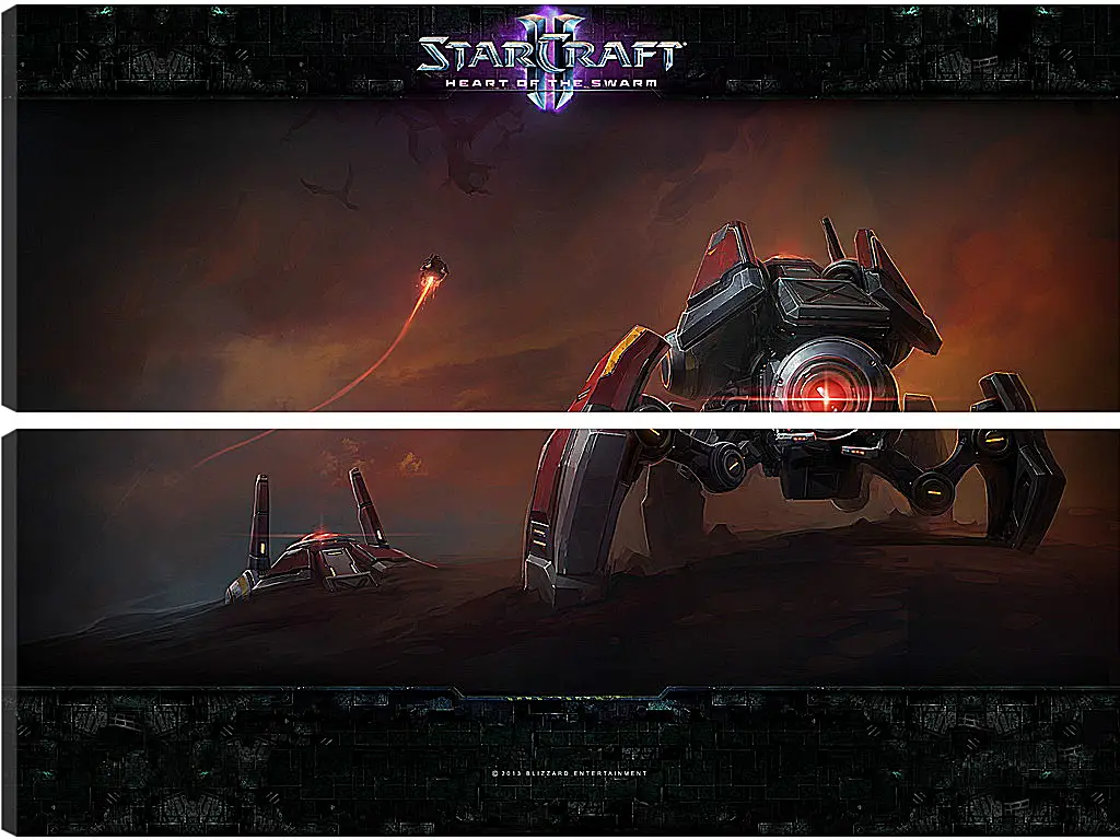 Модульная картина - StarCraft II: Heart Of The Swarm
