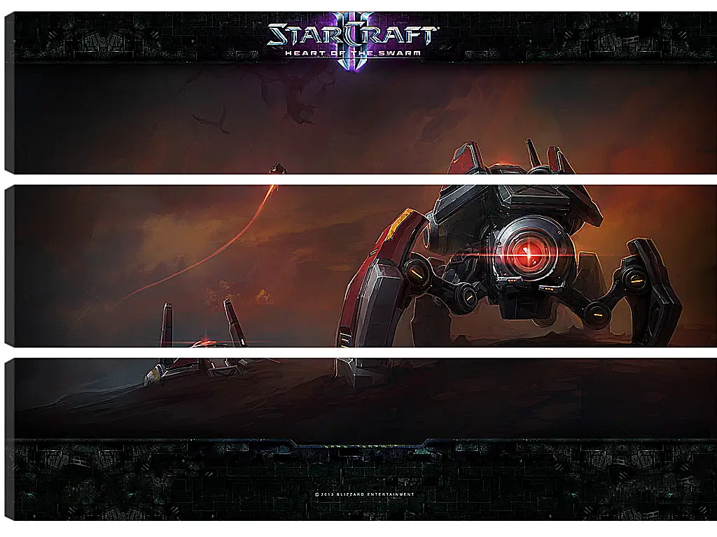 Модульная картина - StarCraft II: Heart Of The Swarm
