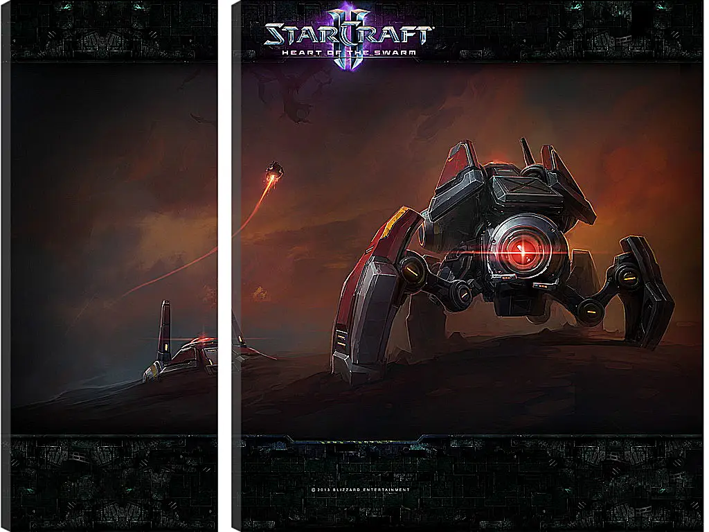 Модульная картина - StarCraft II: Heart Of The Swarm
