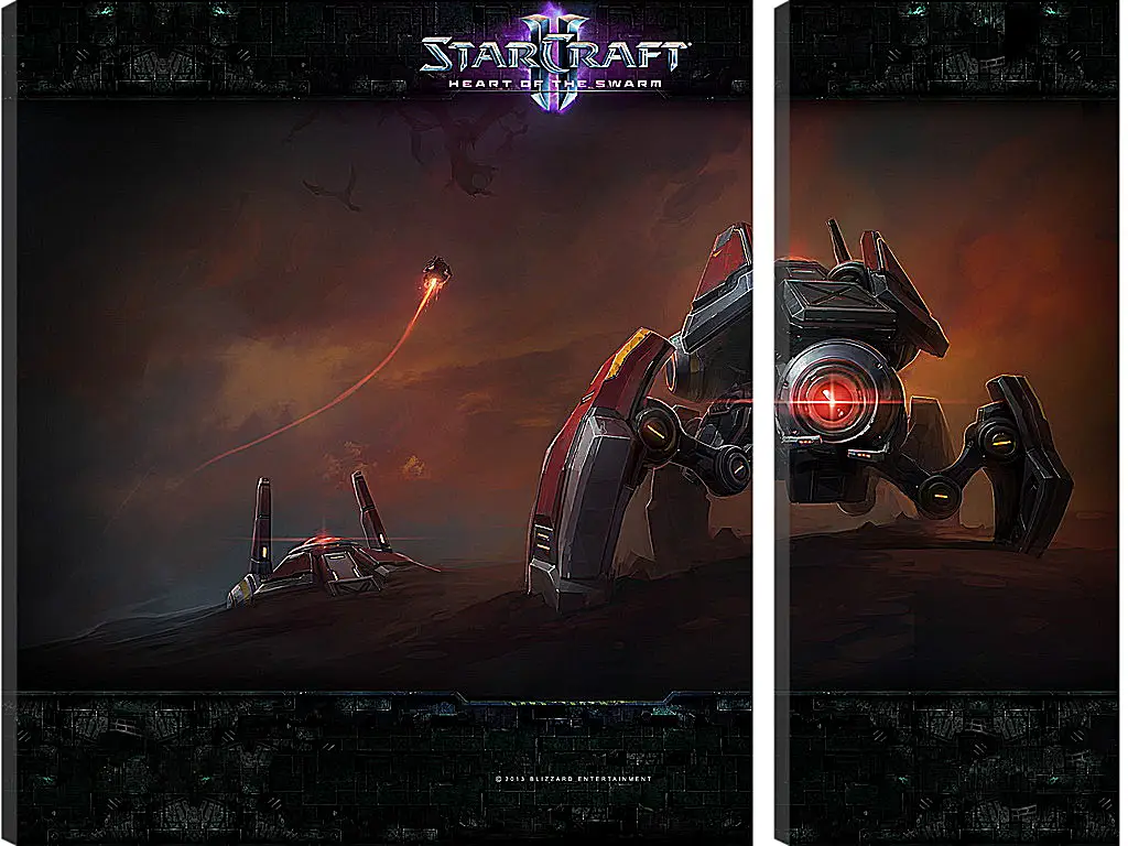 Модульная картина - StarCraft II: Heart Of The Swarm
