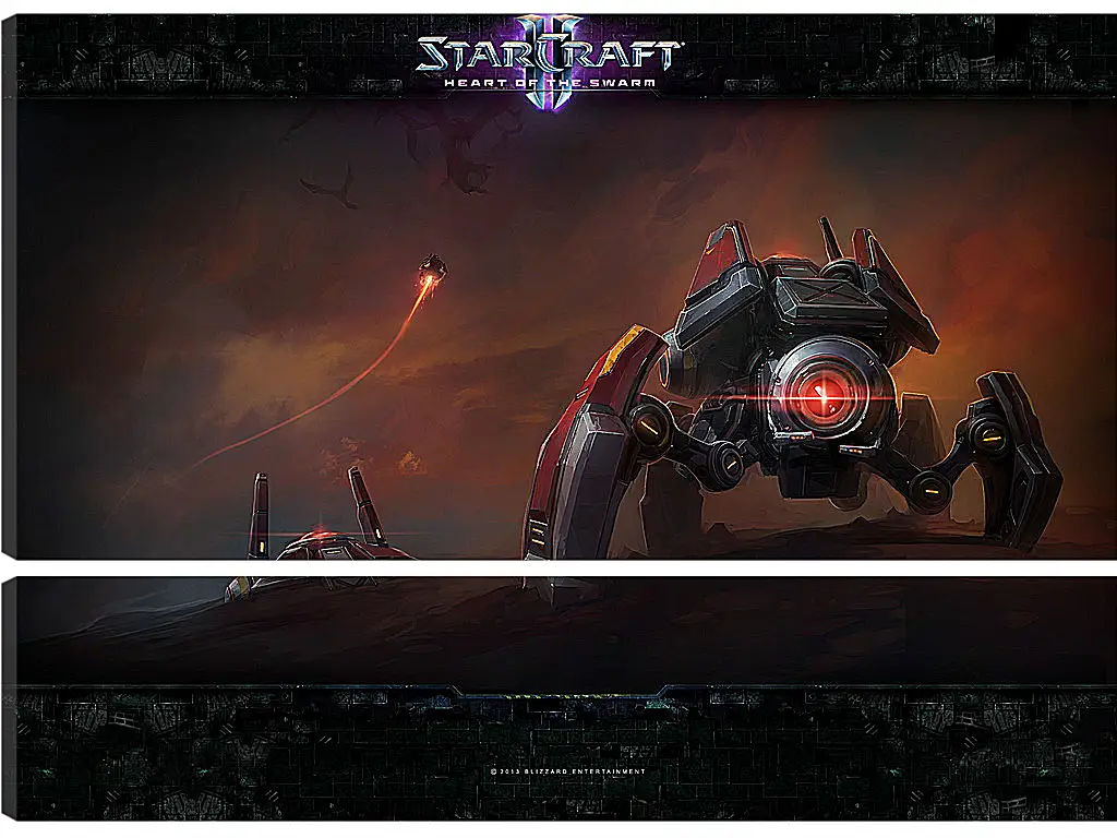 Модульная картина - StarCraft II: Heart Of The Swarm
