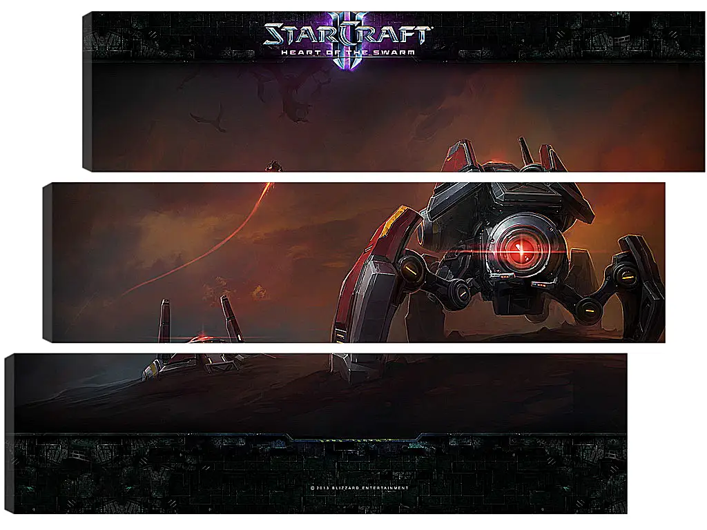 Модульная картина - StarCraft II: Heart Of The Swarm
