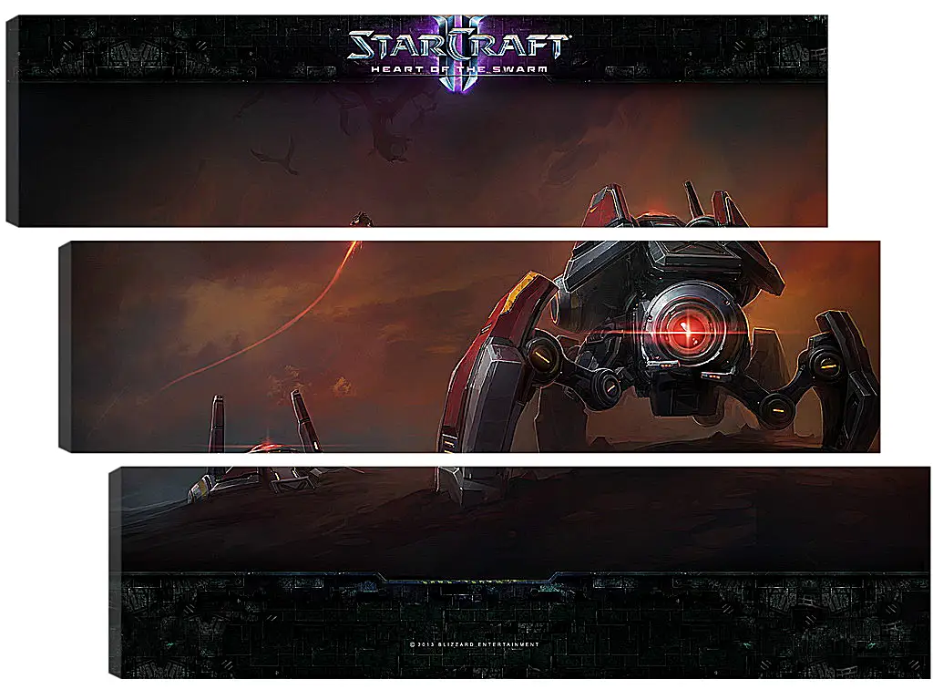 Модульная картина - StarCraft II: Heart Of The Swarm
