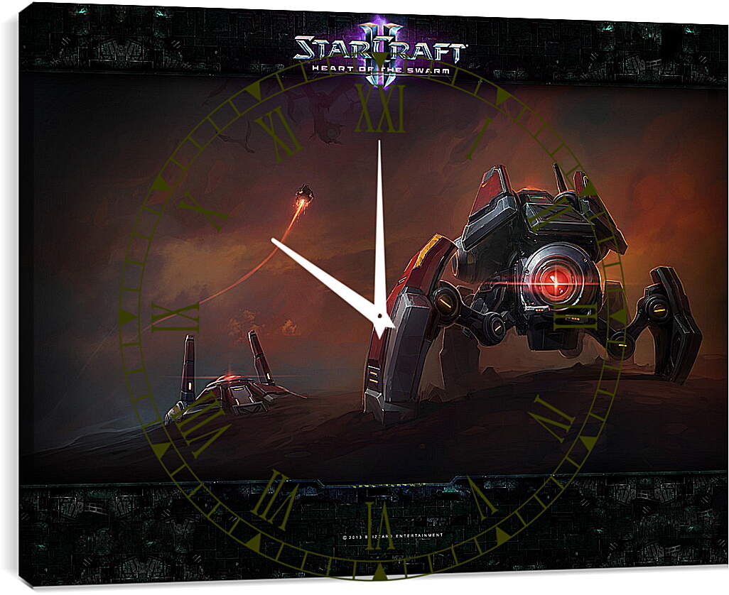 Часы картина - StarCraft II: Heart Of The Swarm
