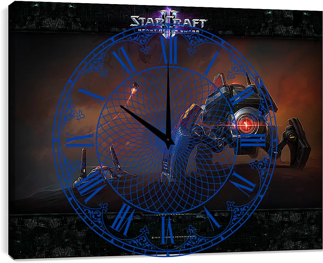 Часы картина - StarCraft II: Heart Of The Swarm
